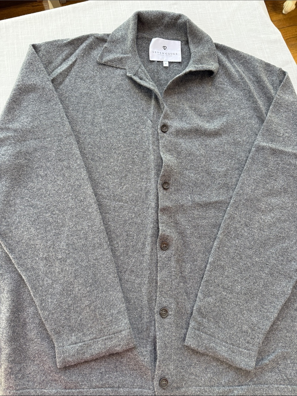 Seven Gauge Human Uniform Gray Button-Up